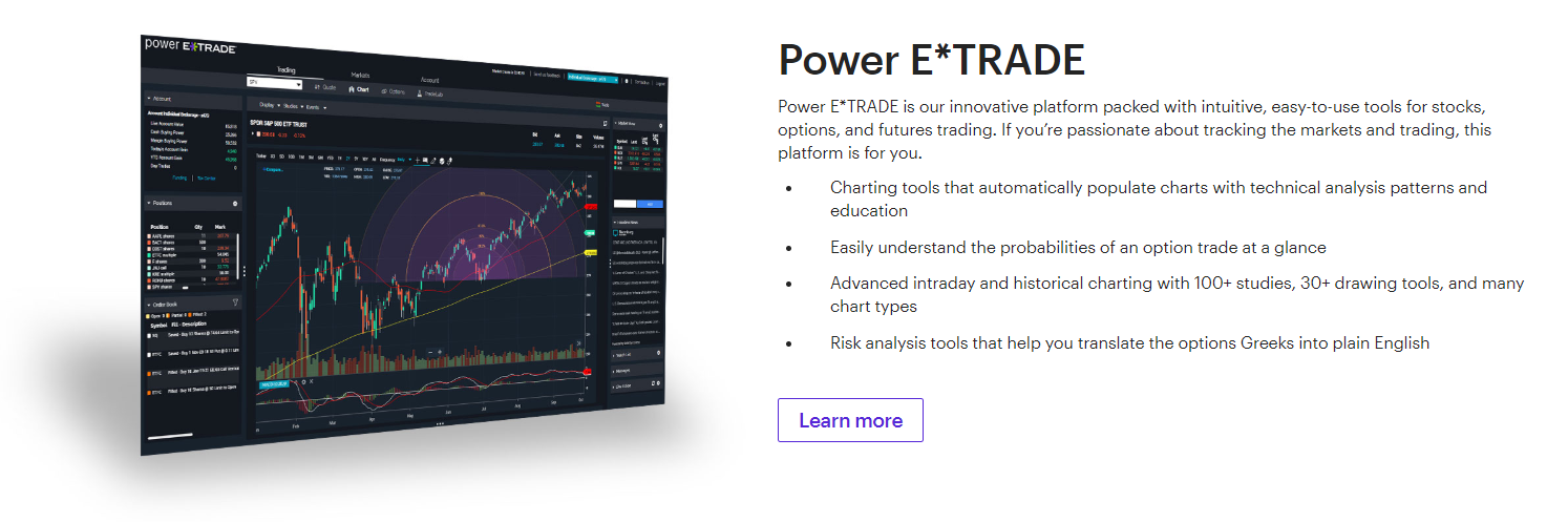 e*trade platform