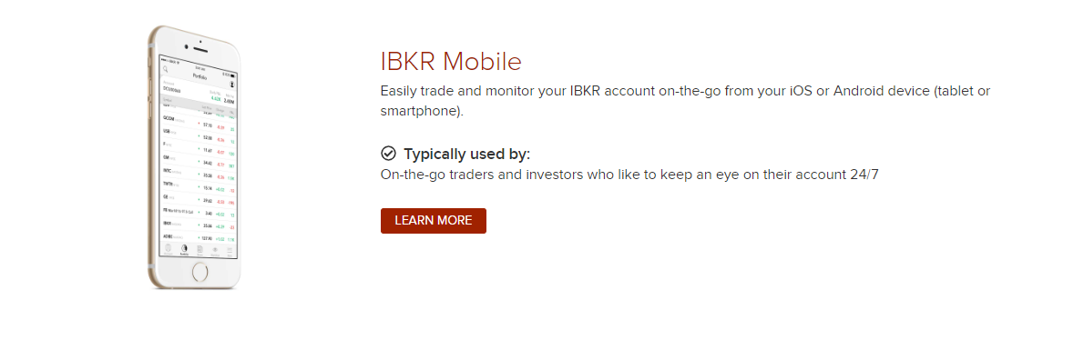 interactive brokers mobile platform