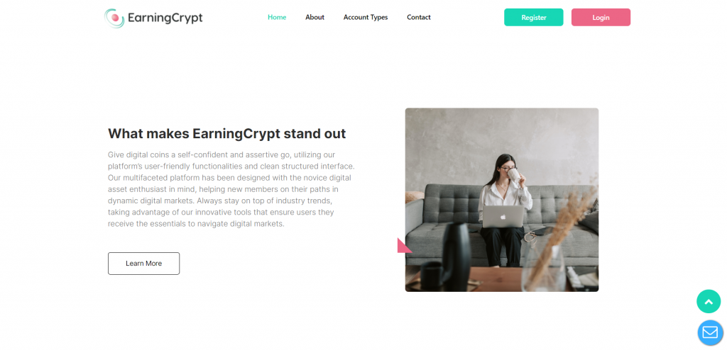 EarningCrypt platform