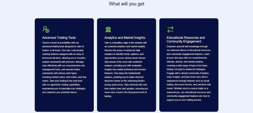 Aurum Group trading tools and learning resources page