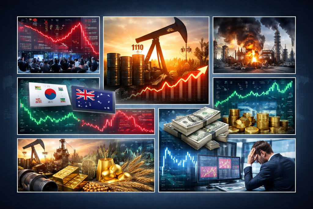 Oil Prices Surge Above 112 Amid Global Tensions